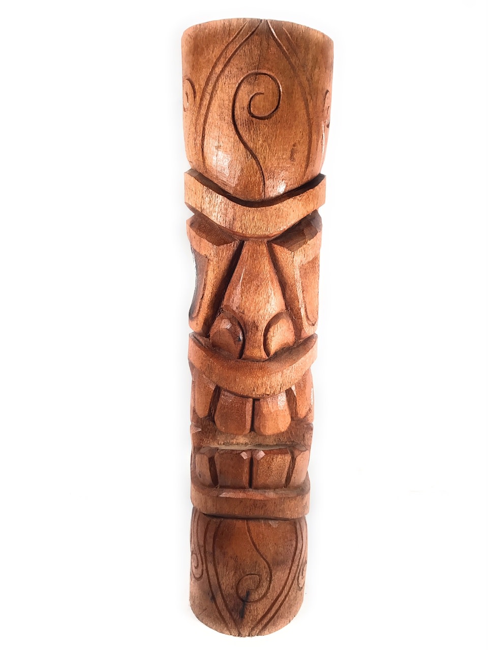 Big Kahuna Outdoor Tiki Totem 40 in - Natural Finish | #lbj3026100m Big Kahuna Outdoor Tiki Totem 40 in - Natural Finish | #lbj3026100m